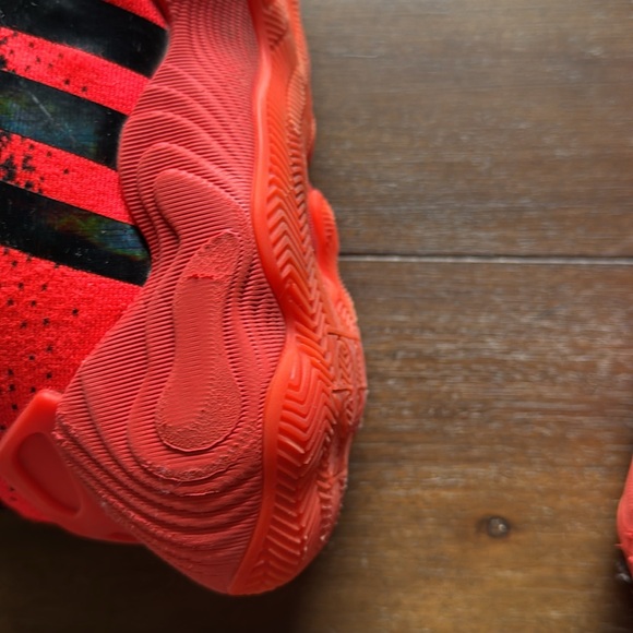 Sz 6.5 (wmn 7.5) Adidas Trae Young 3 Solar Red Black Basketball sneakers shoes - Picture 14 of 16